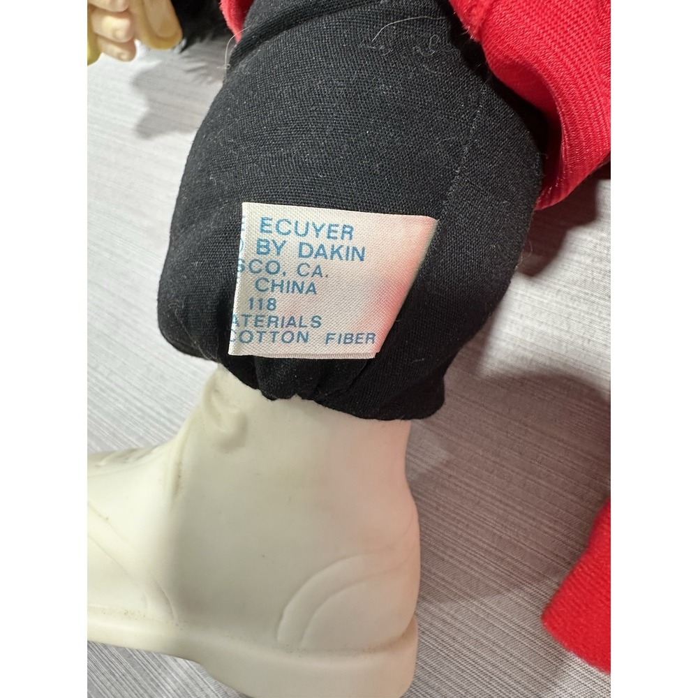 Zip the Monkey Rubber Face Plush Doll 1984 Dakin‎ Fun Farm 16" Vintage ~ AS IS - Picture 10 of 10